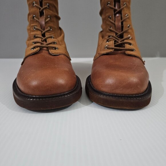 Free People Trickum Tall Lace Up Boot Womens Shoe Whiskey Brown EU Size 38 - Picture 5 of 14